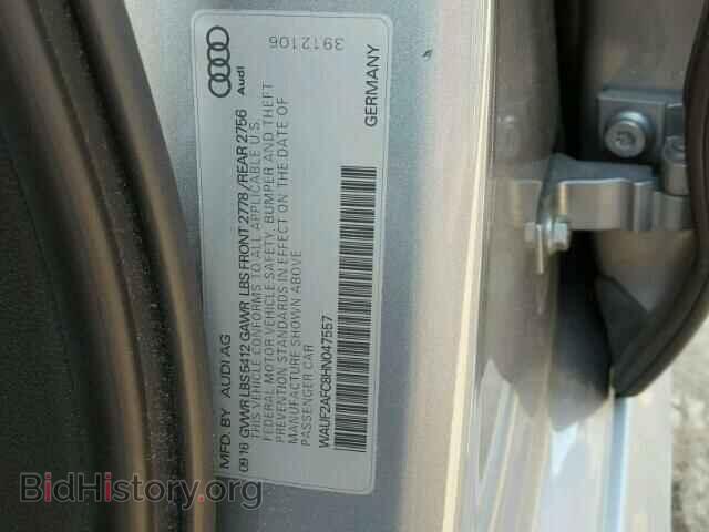 2017 AUDI A6 - VIN: WAUF2AFC8HN047557 - Фото 10