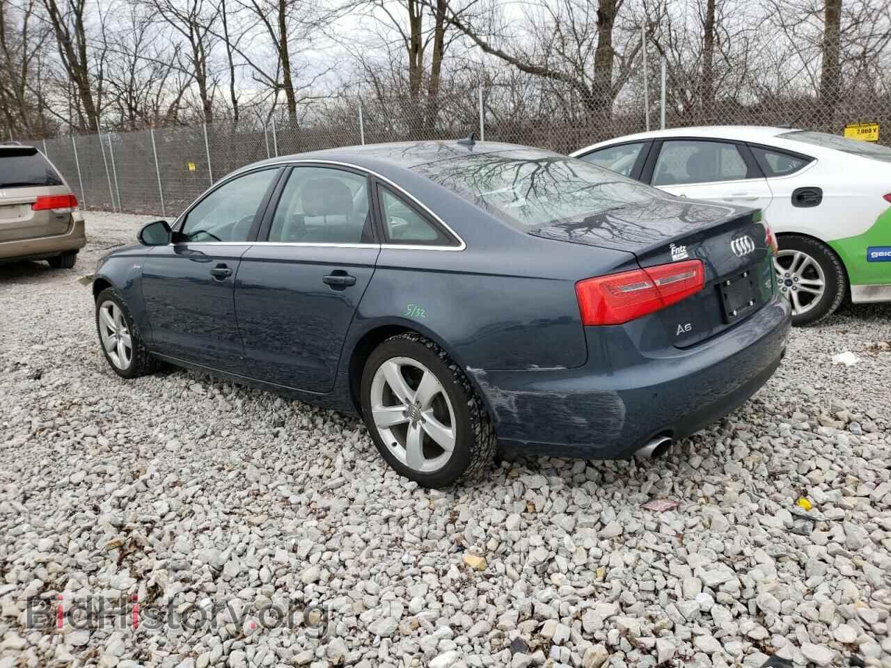2012 AUDI A6 - VIN: WAUGGAFC3CN123409 - Фото 2