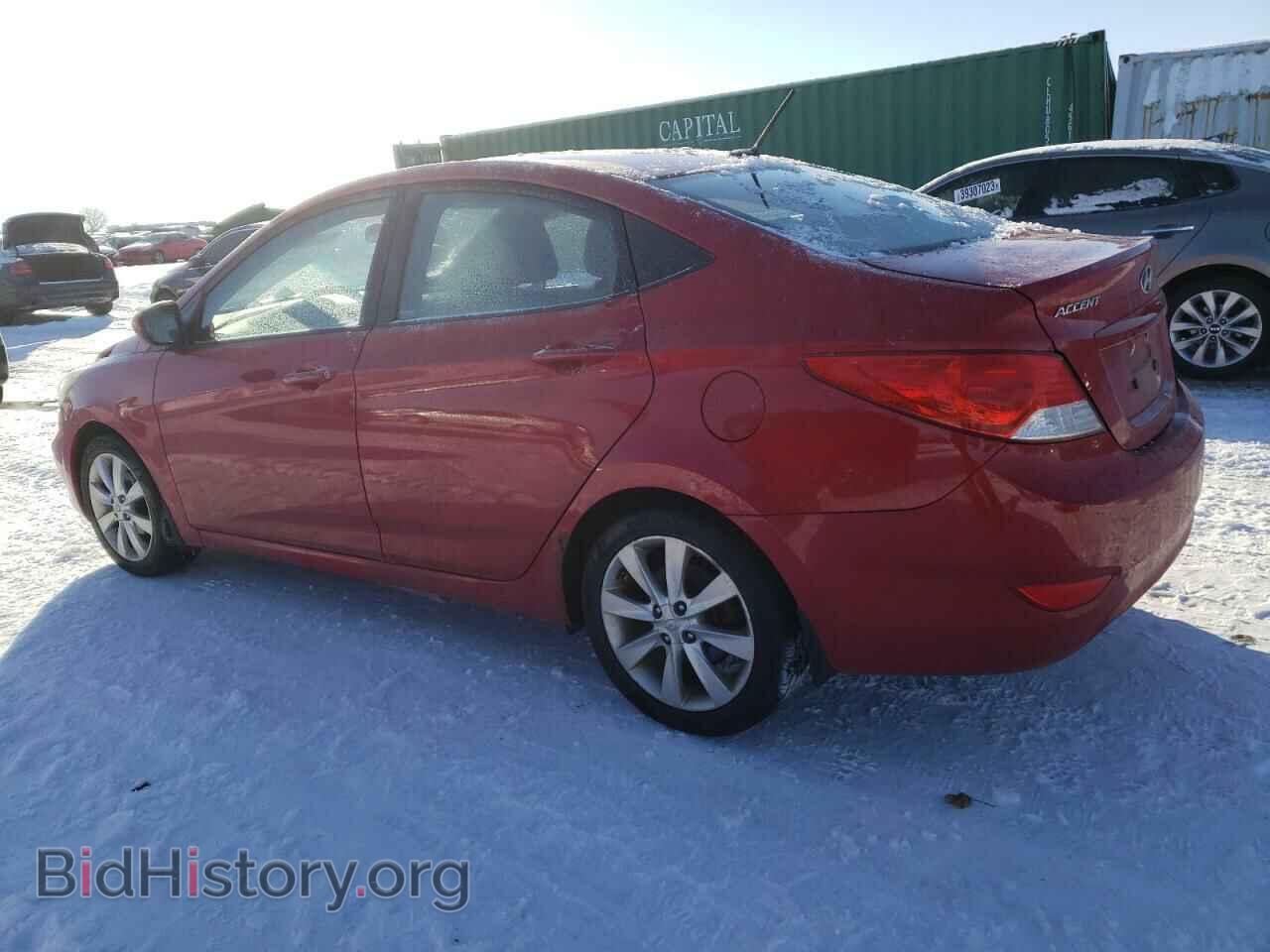 2013 HYUNDAI ACCENT - VIN: KMHCU4AE0DU323672 - Фото 2
