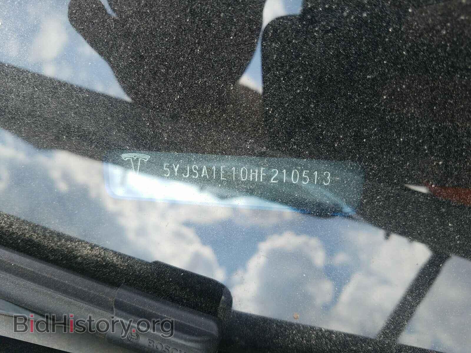 2017 TESLA MODEL S - VIN: 5YJSA1E10HF210513 - Фото 10