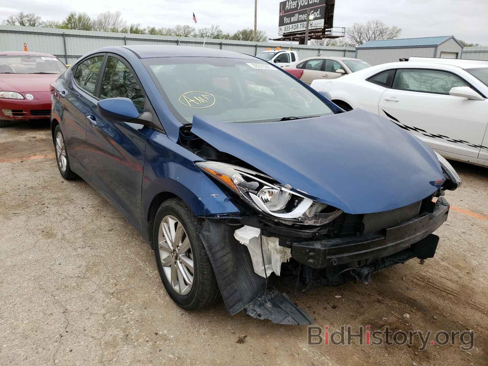 Photo KMHDH4AE7FU394640 - HYUNDAI ELANTRA 2015