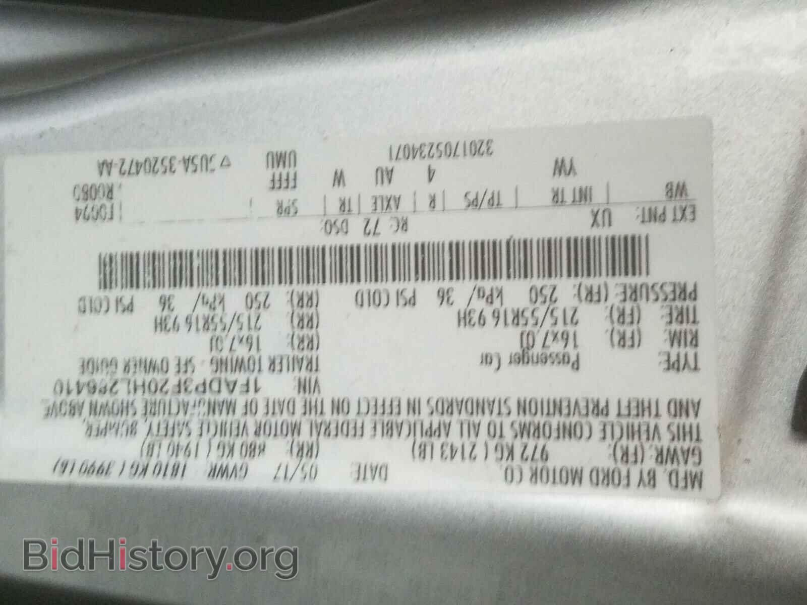 2017 FORD FOCUS - VIN: 1FADP3F20HL286410 - Фото 10