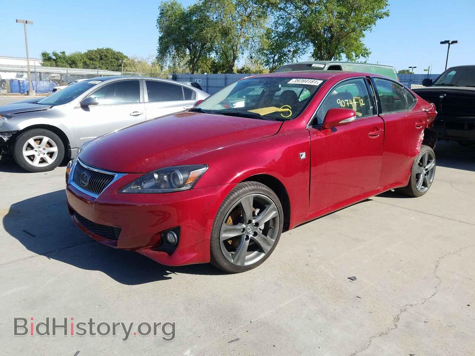 2012 LEXUS IS - VIN: JTHCF5C27C5052947 - Фото 2