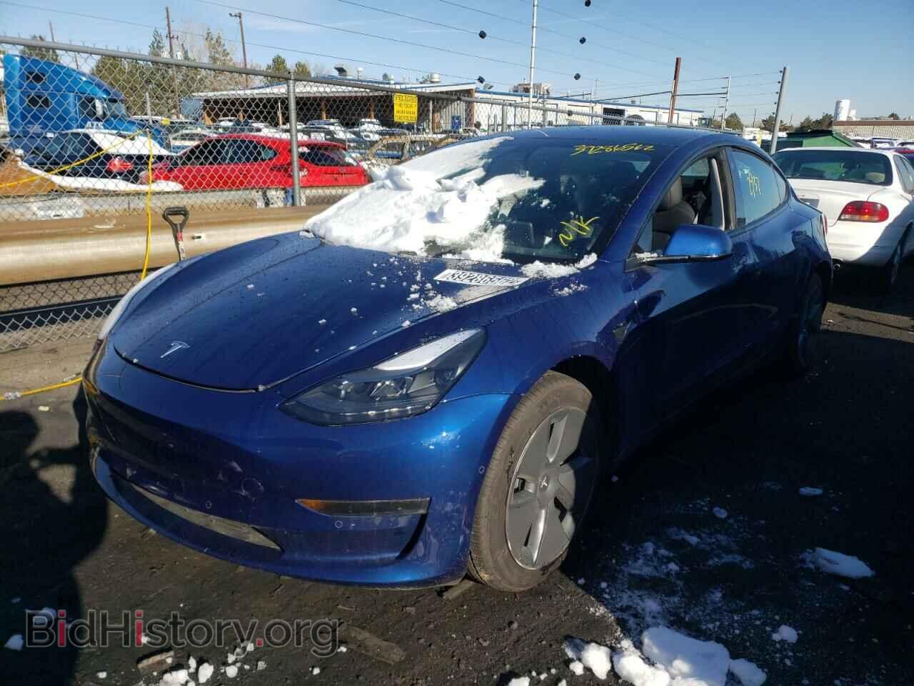 2021 TESLA MODEL 3 - VIN: 5YJ3E1EA3MF046581 - Фото 2