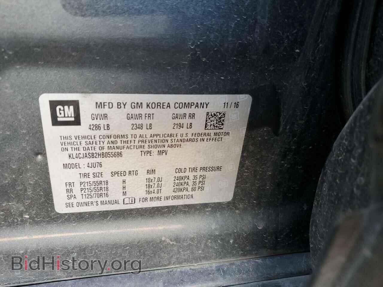 2017 BUICK ENCORE - VIN: KL4CJASB2HB055686 - Photo 12