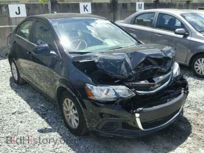 2017 Chevrolet SONIC Sonic LT, black — VIN 1G1JD5SH9H4135225, Copart