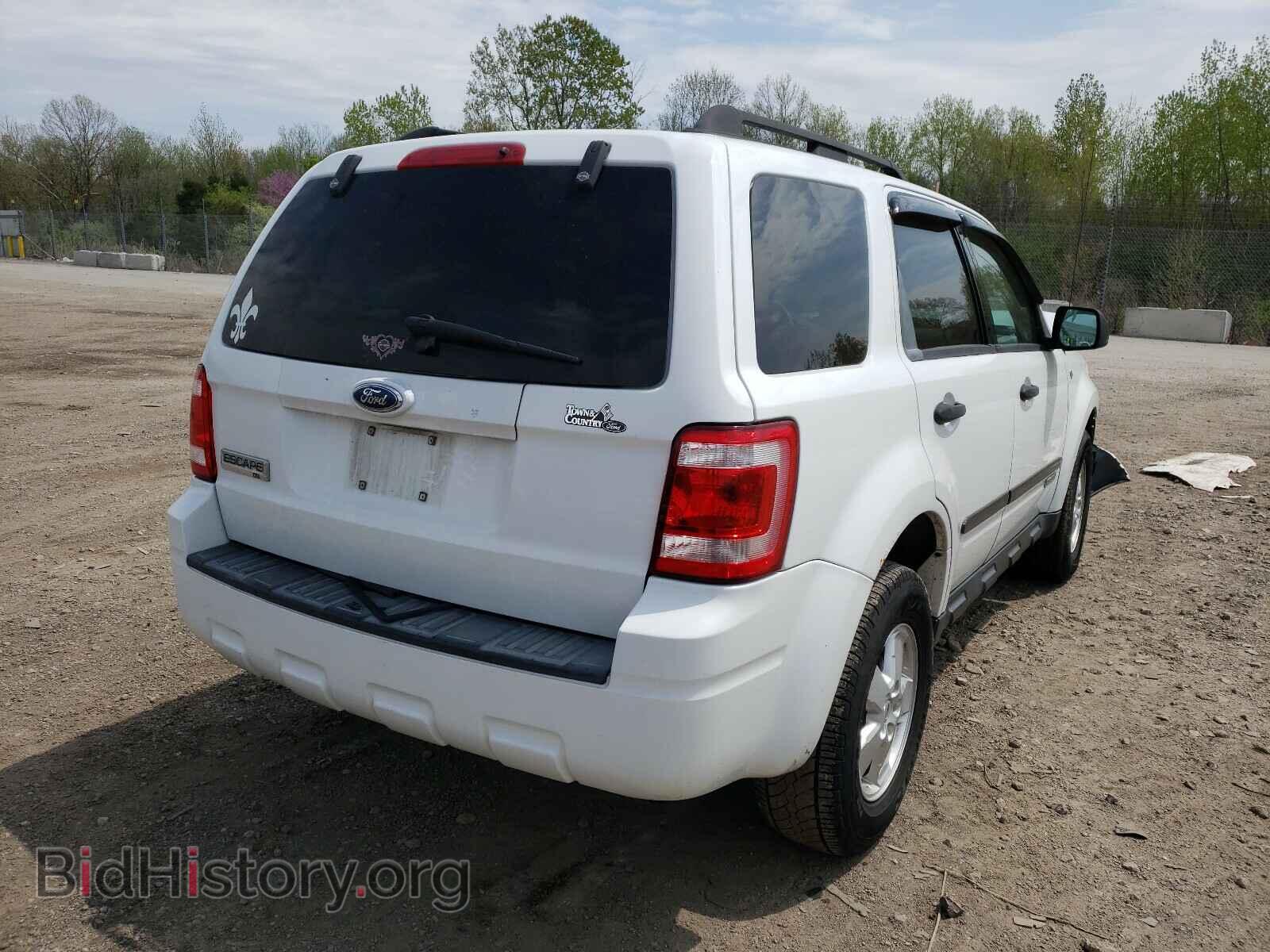 2008 FORD ESCAPE - VIN: 1FMCU03178KB25191 - Фото 4