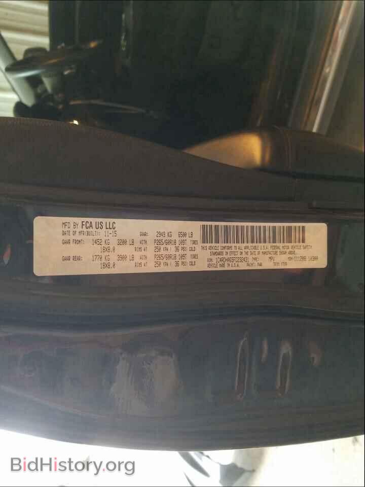 2015 DODGE DURANGO - VIN: 1C4RDHAG5FC232431 - Фото 10