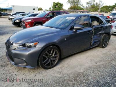 2015 Lexus IS IS 350, серый — VIN JTHBE1D20F5017404, Copart