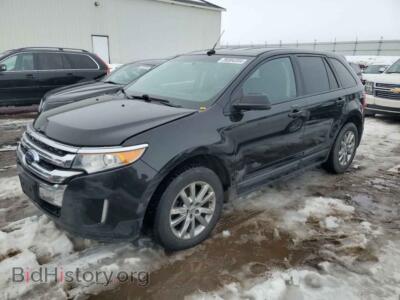 2014 Ford EDGE SEL, black — VIN 2FMDK3J96EBA00077, Copart