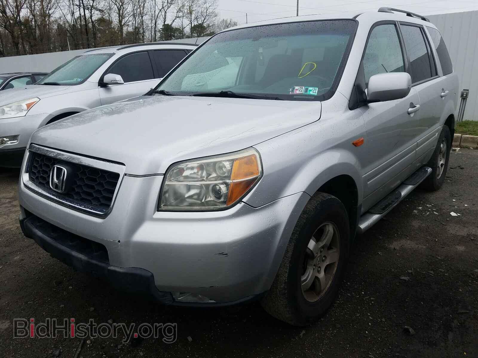 2006 HONDA PILOT - VIN: 2HKYF18676H504363 - Фото 2
