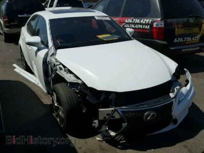 2015 Lexus IS, белый — VIN JTHBF1D28F5056402, Copart