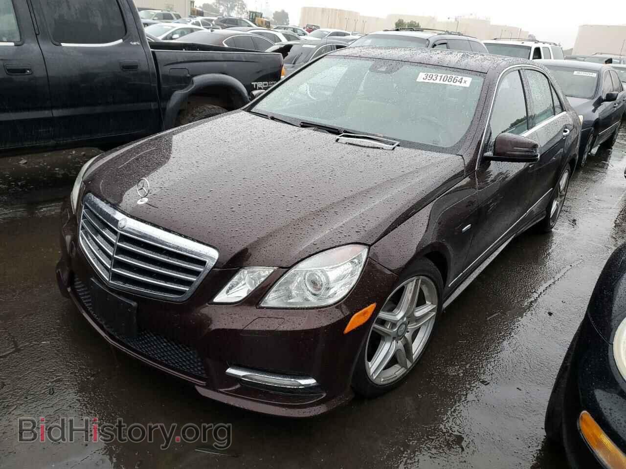 Photo WDDHF5KB4CA616138 - MERCEDES-BENZ E-CLASS 2012