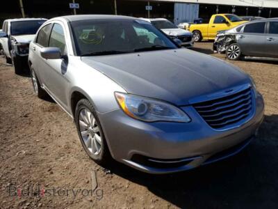 2013 Chrysler 200 200 Tourin, серебристый — VIN 1C3CCBBB2DN510202, Copart