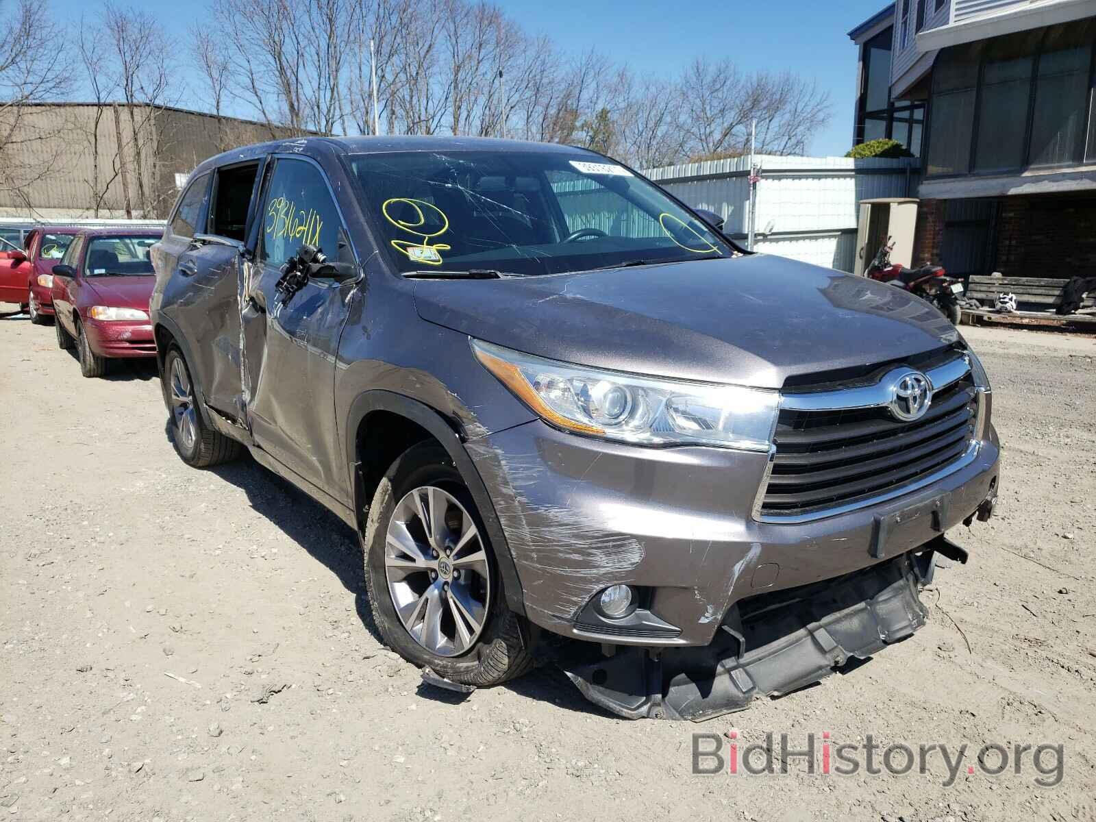 Фотография 5TDBKRFHXFS194904 - TOYOTA HIGHLANDER 2015