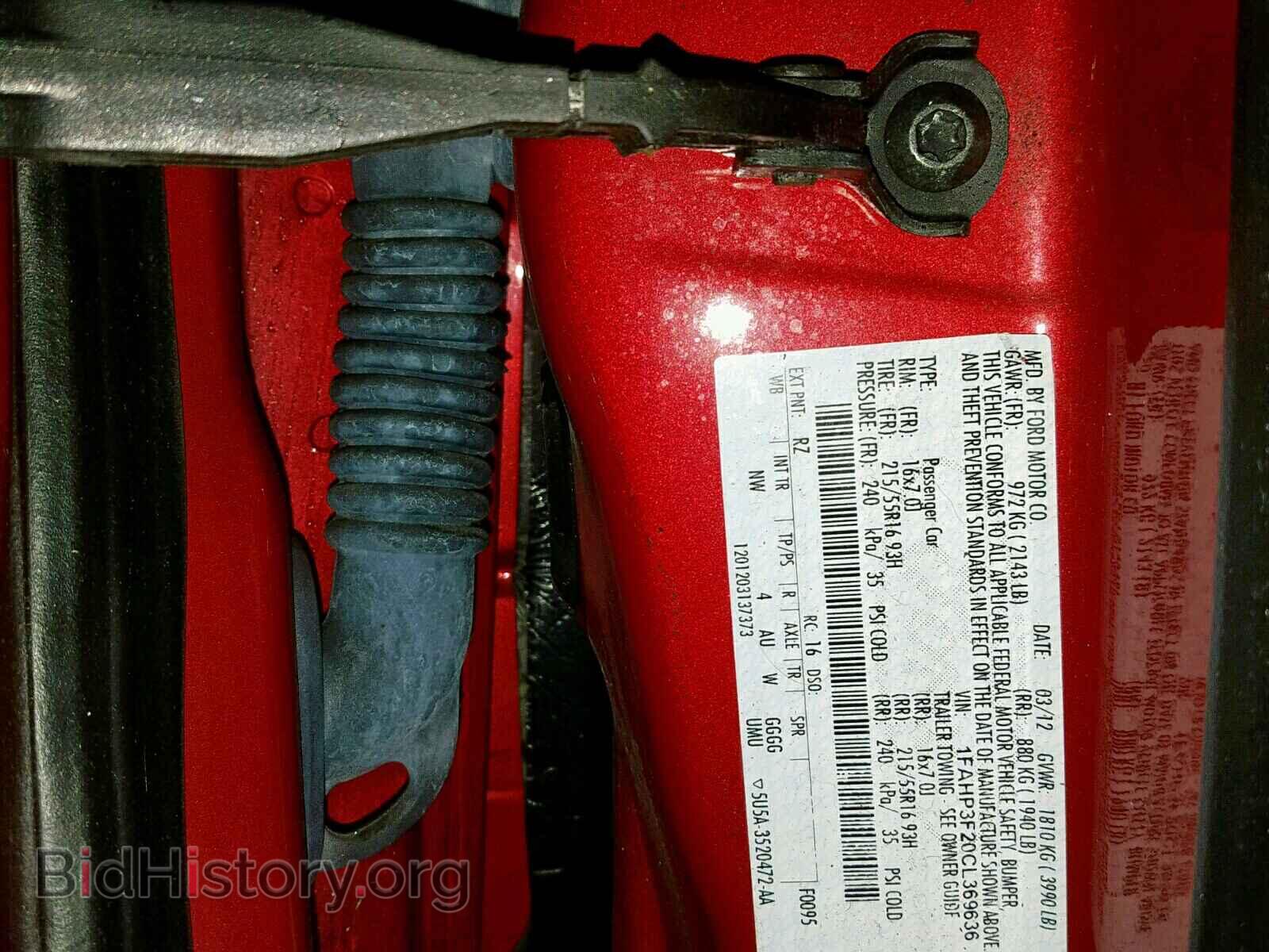 2012 FORD FOCUS SE - VIN: 1FAHP3F20CL369636 - Фото 10
