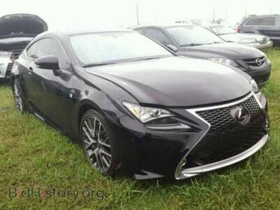 2015 Lexus RC, черный — VIN JTHHE5BC5F5009909, Copart