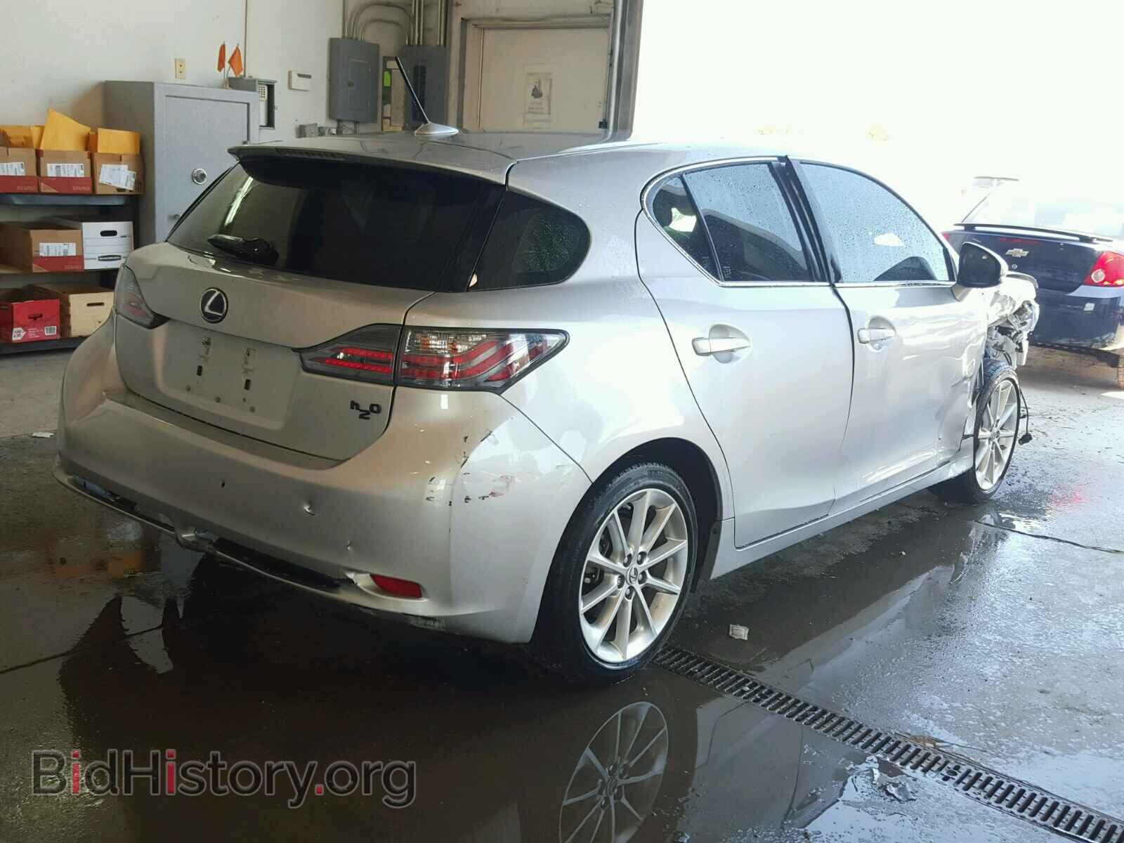 2012 LEXUS CT 200 - VIN: JTHKD5BH1C2119700 - Фото 4