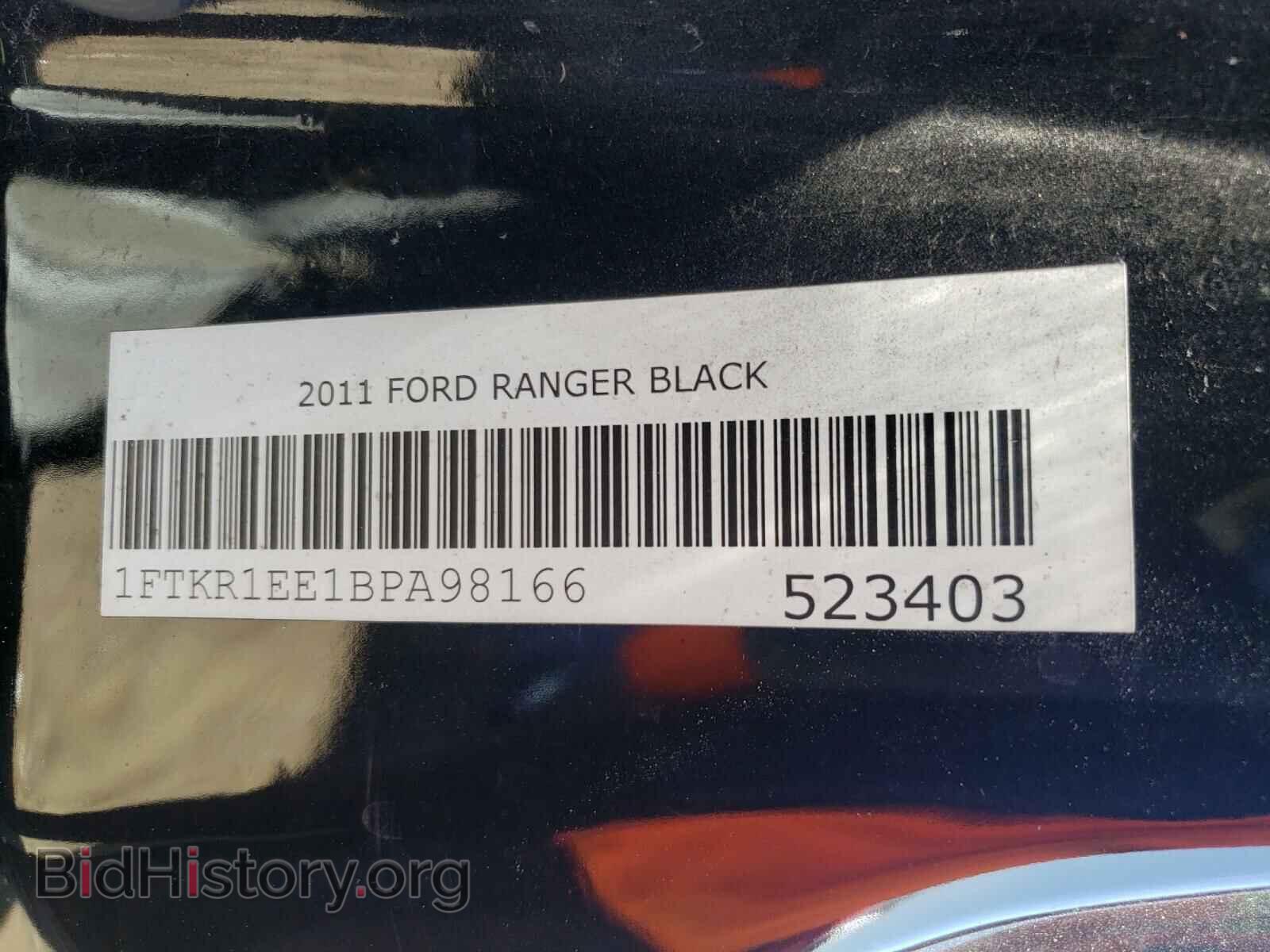 2011 FORD RANGER - VIN: 1FTKR1EE1BPA98166 - Фото 10