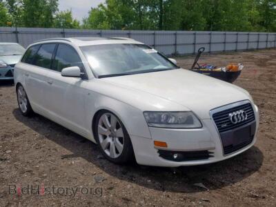 2006 Audi A6 A6 Avant Q, white — VIN WAUKH74F36N148239, Copart