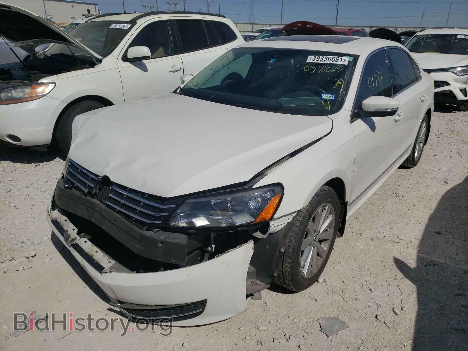 2013 VOLKSWAGEN PASSAT - VIN: 1VWCH7A30DC052205 - Фото 2