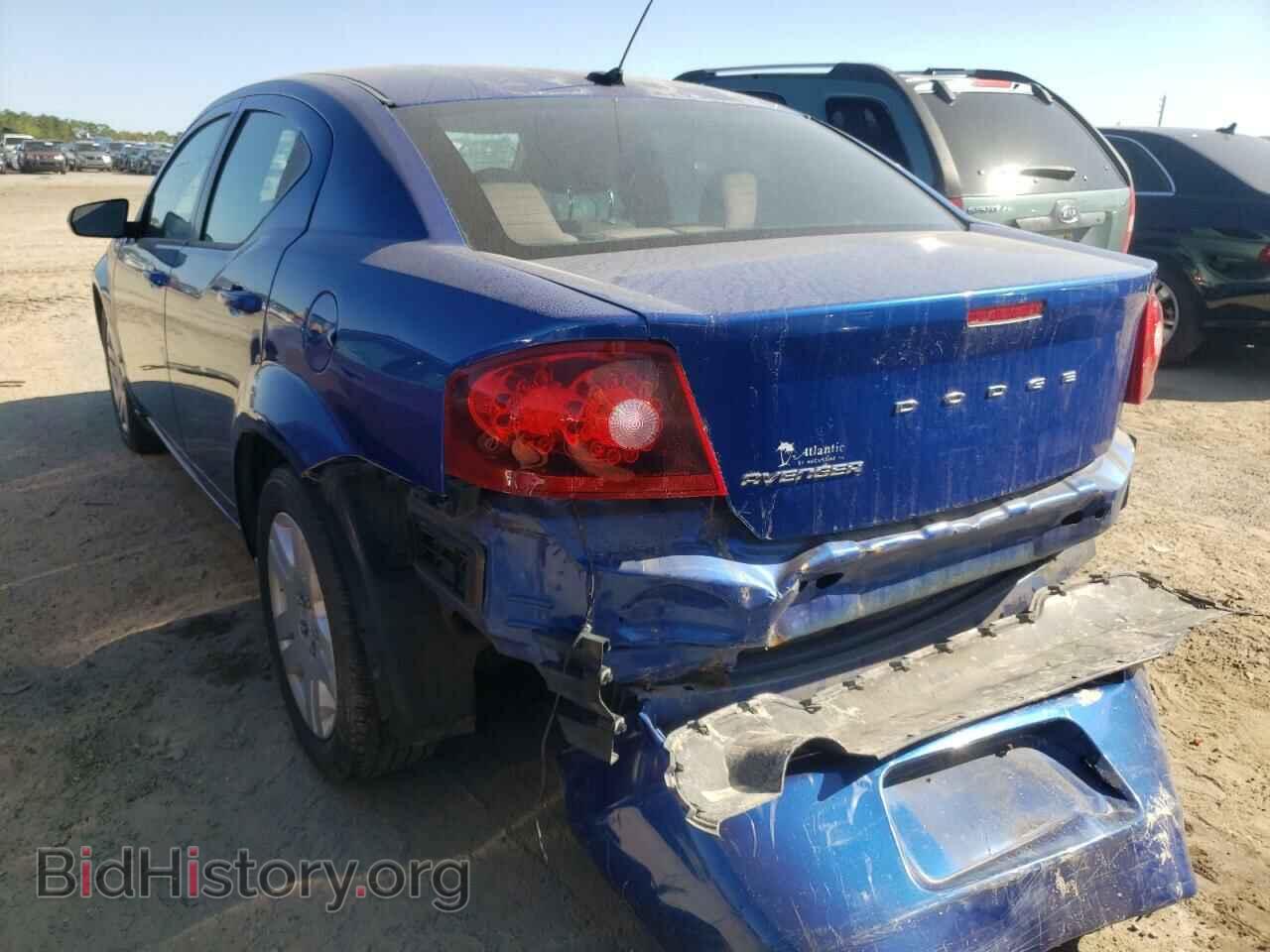 2013 DODGE AVENGER - VIN: 1C3CDZAB0DN676113 - Фото 3