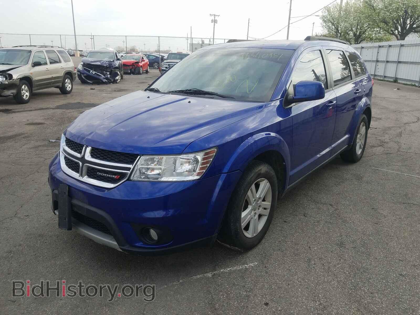 2012 DODGE JOURNEY - VIN: 3C4PDCBB9CT341956 - Фото 2