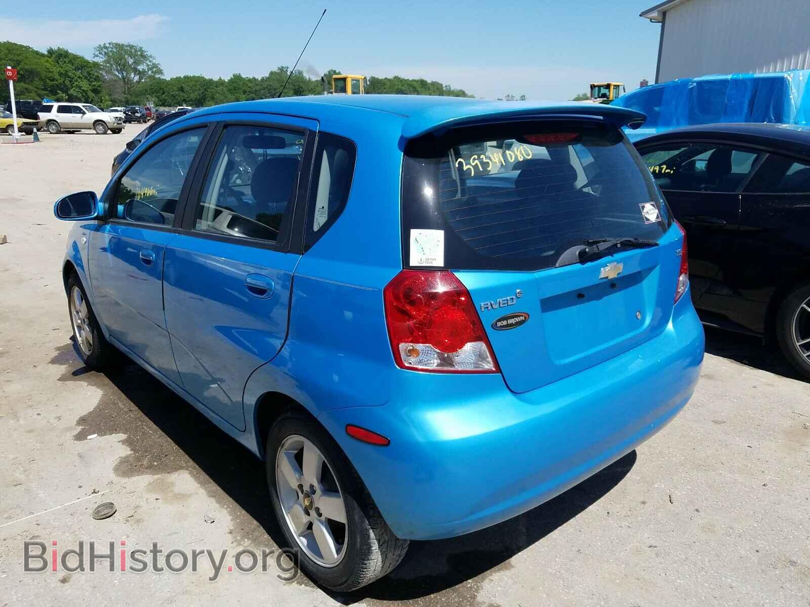 2007 CHEVROLET AVEO - VIN: KL1TD66637B769372 - Фото 3
