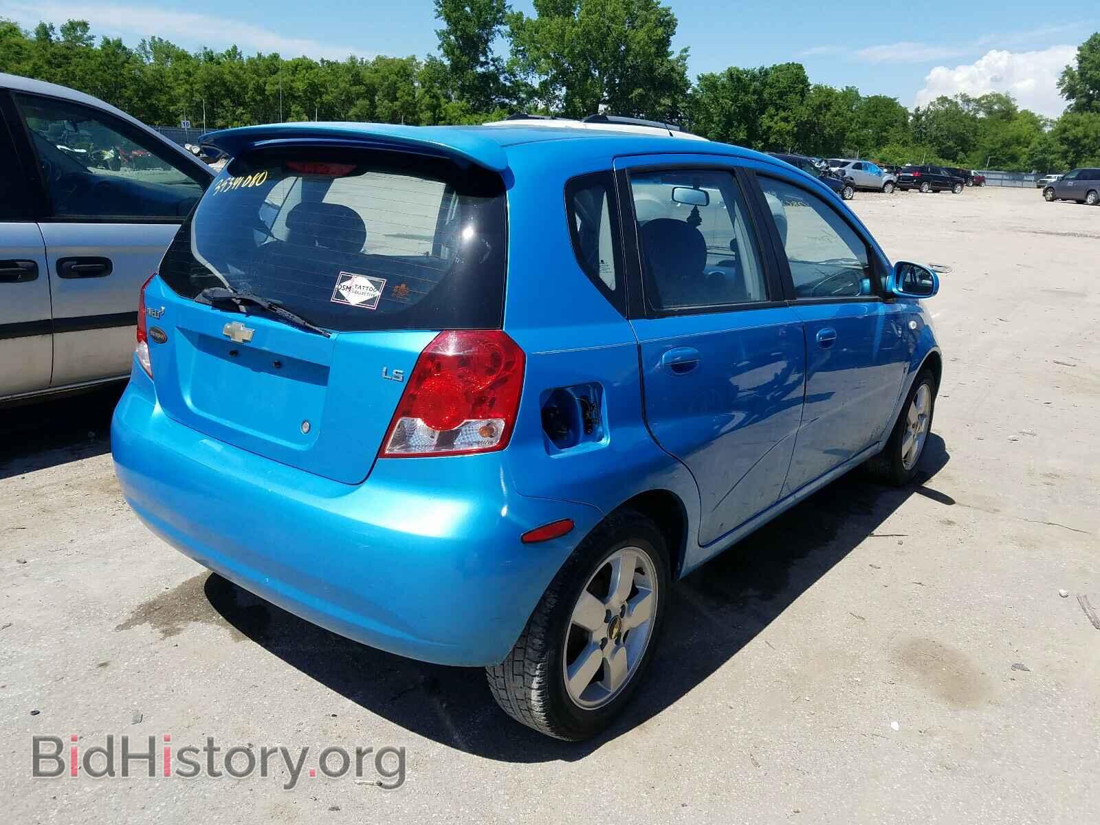 2007 CHEVROLET AVEO - VIN: KL1TD66637B769372 - Фото 4