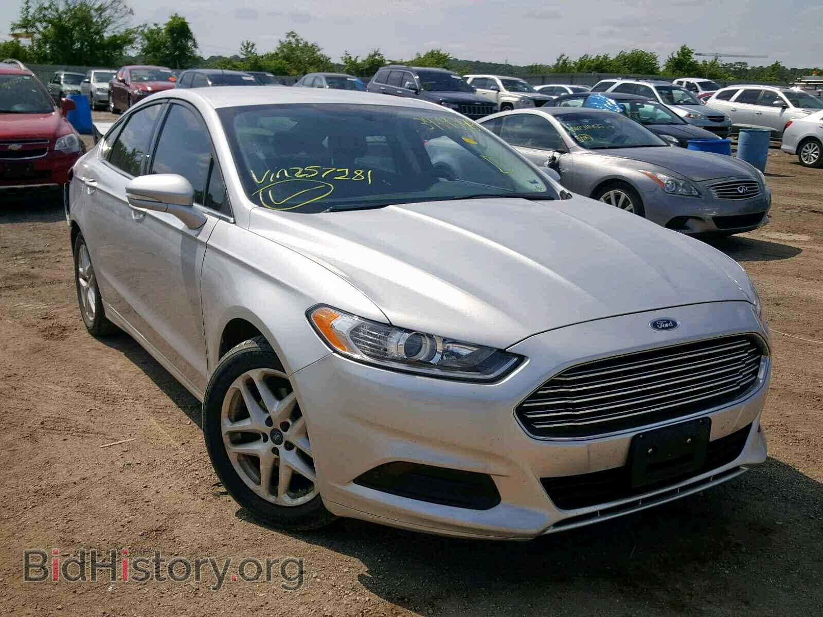 Фотография 3FA6P0HR6DR257281 - FORD FUSION SE 2013