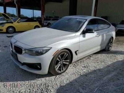 2014 BMW 3 SERIES XIGT, белый — VIN WBA3X5C54ED559710, Copart