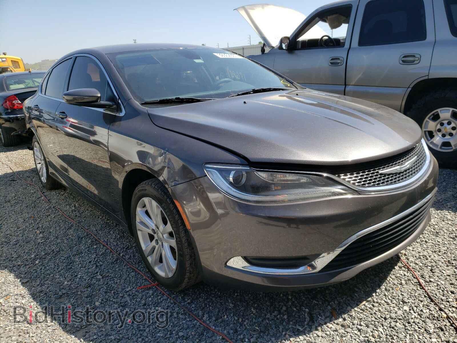 Фотография 1C3CCCAB3FN716252 - CHRYSLER 200 2015
