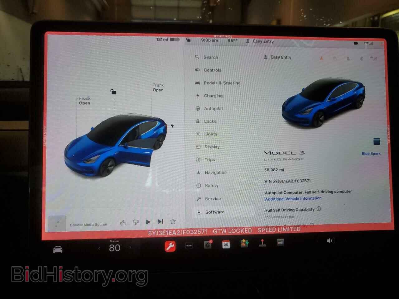 2018 TESLA MODEL 3 - VIN: 5YJ3E1EA2JF032571 - Photo 9