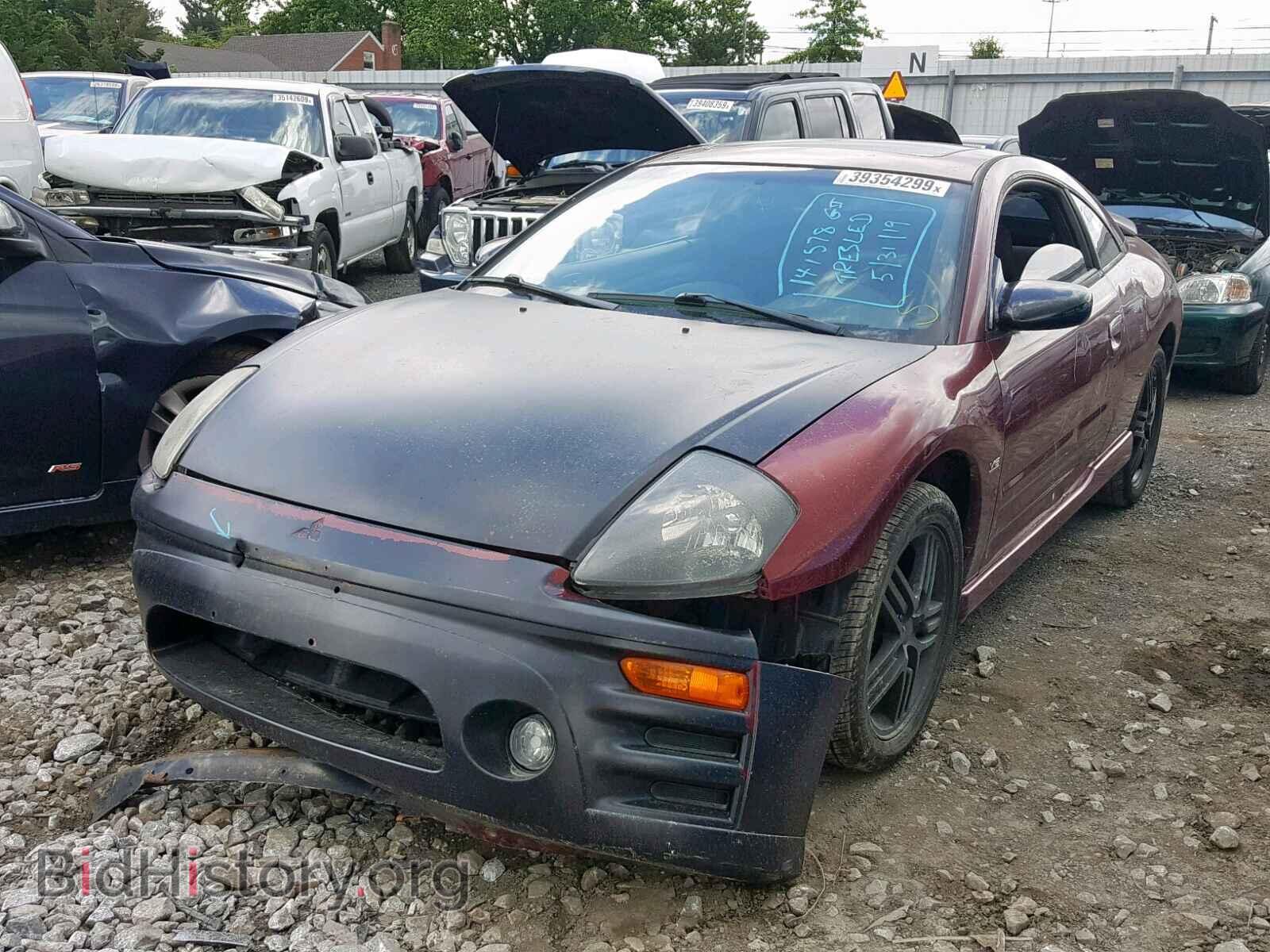 2003 MITSUBISHI ECLIPSE - VIN: 4A3AC84H73E132963 - Фото 2