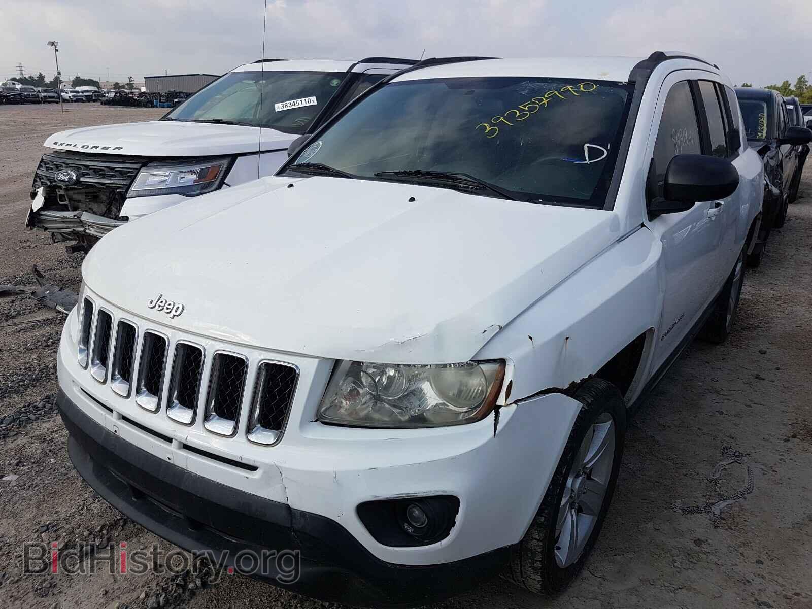 2012 JEEP COMPASS - VIN: 1C4NJCBB8CD574345 - Фото 2