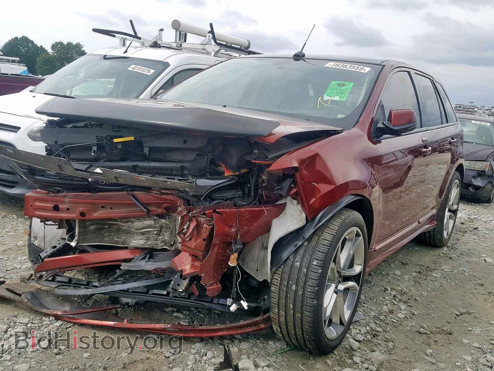 2014 FORD EDGE - VIN: 2FMDK3AK4EBA81454 - Фото 2