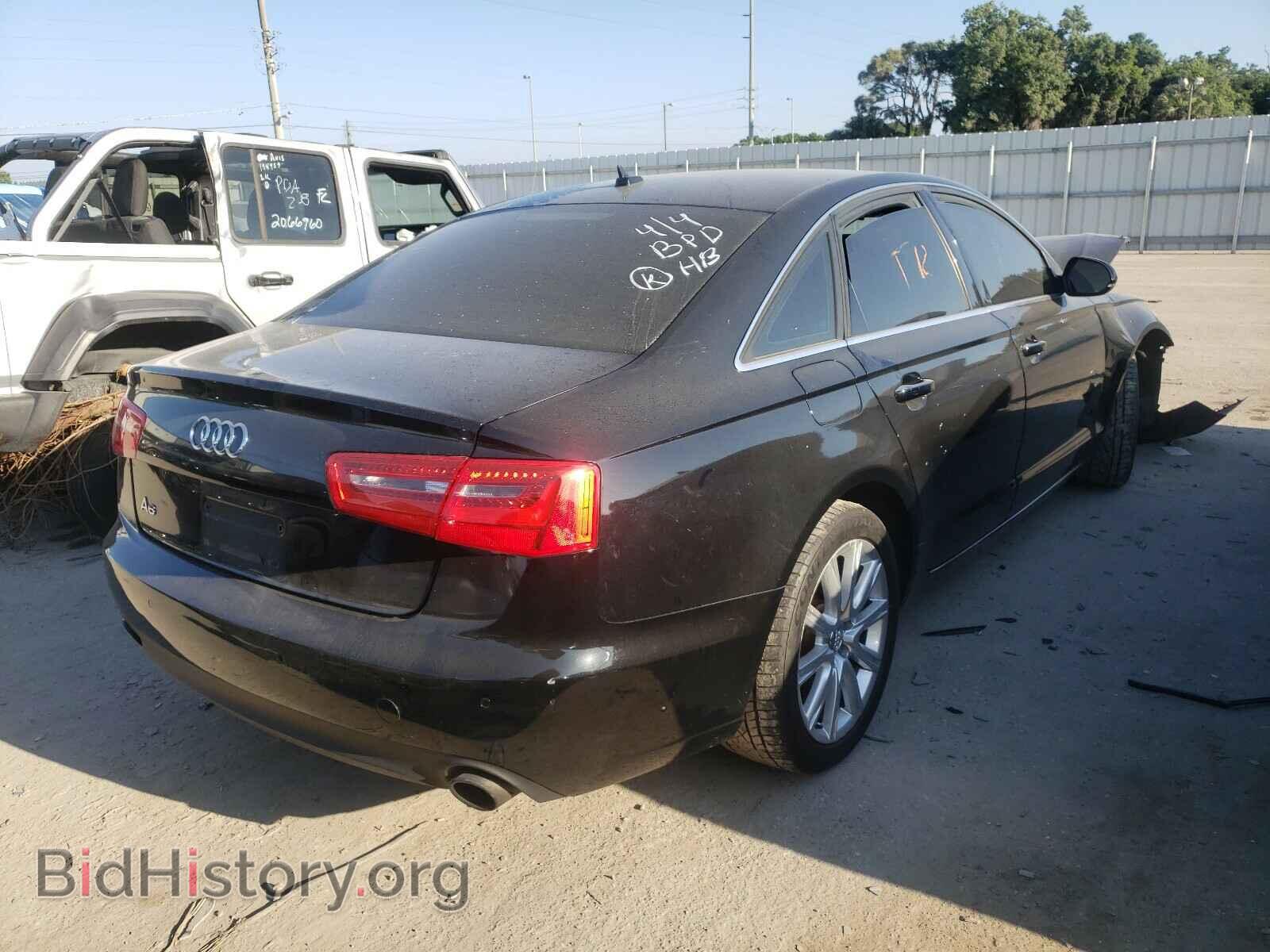 2013 AUDI A6 - VIN: WAUGFAFC4DN108230 - Фото 4