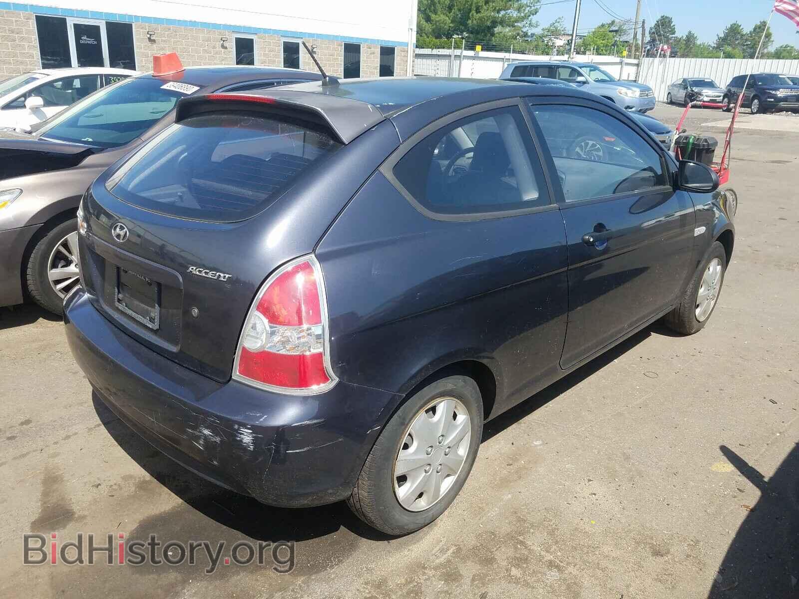 2007 HYUNDAI ACCENT - VIN: KMHCM36C77U032592 - Фото 4