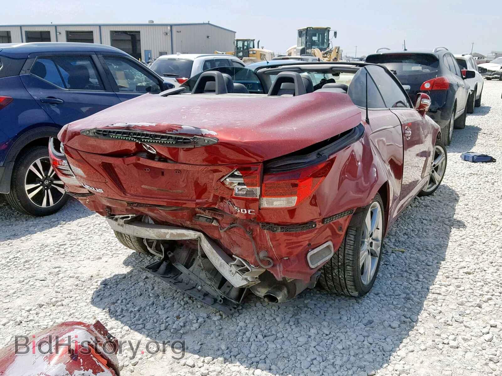 2012 LEXUS IS - VIN: JTHFE2C21C2507663 - Фото 4