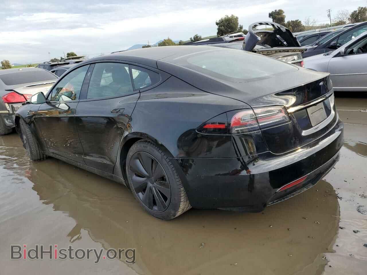 2022 TESLA MODEL S - VIN: 5YJSA1E57NF475539 - Фото 2