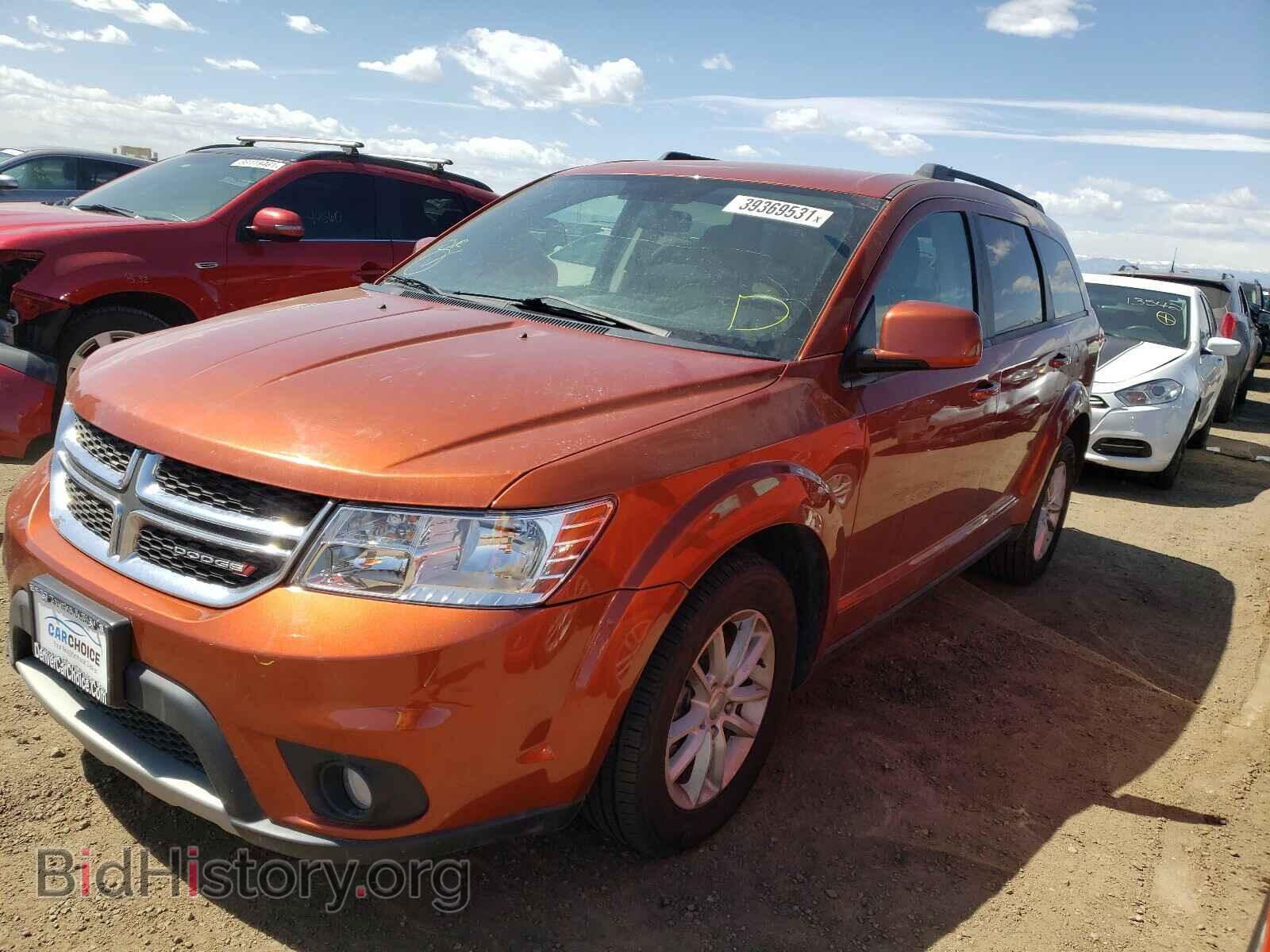 2014 DODGE JOURNEY - VIN: 3C4PDCBB4ET138766 - Фото 2