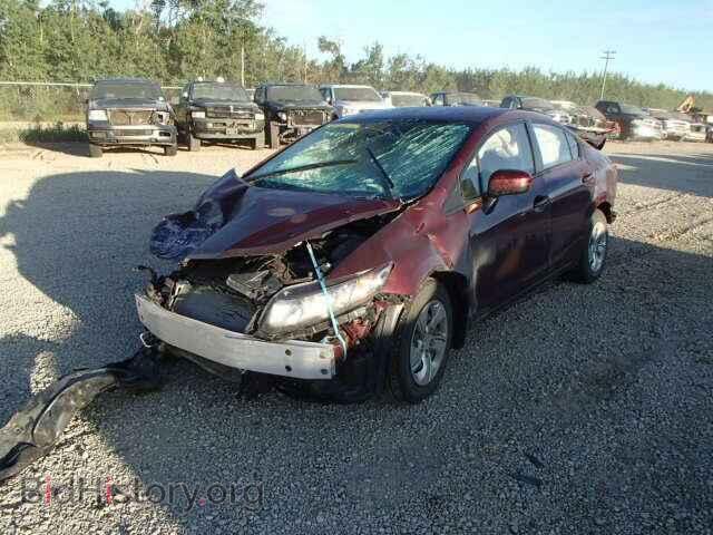 2014 HONDA CIVIC - VIN: 2HGFB2F40EH009277 - Фото 2