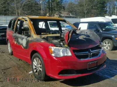 2013 Dodge CARAVAN Grand Cara, красный — VIN 2C4RDGCG6DR761060, Copart