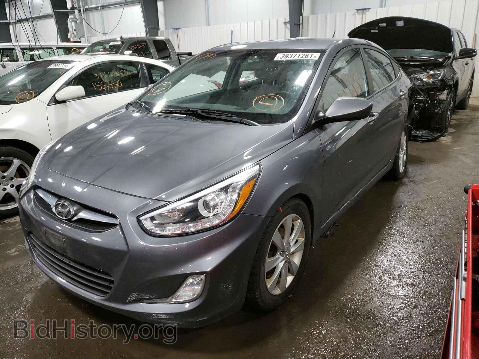 2014 HYUNDAI ACCENT - VIN: KMHCU4AE7EU597940 - Фото 2