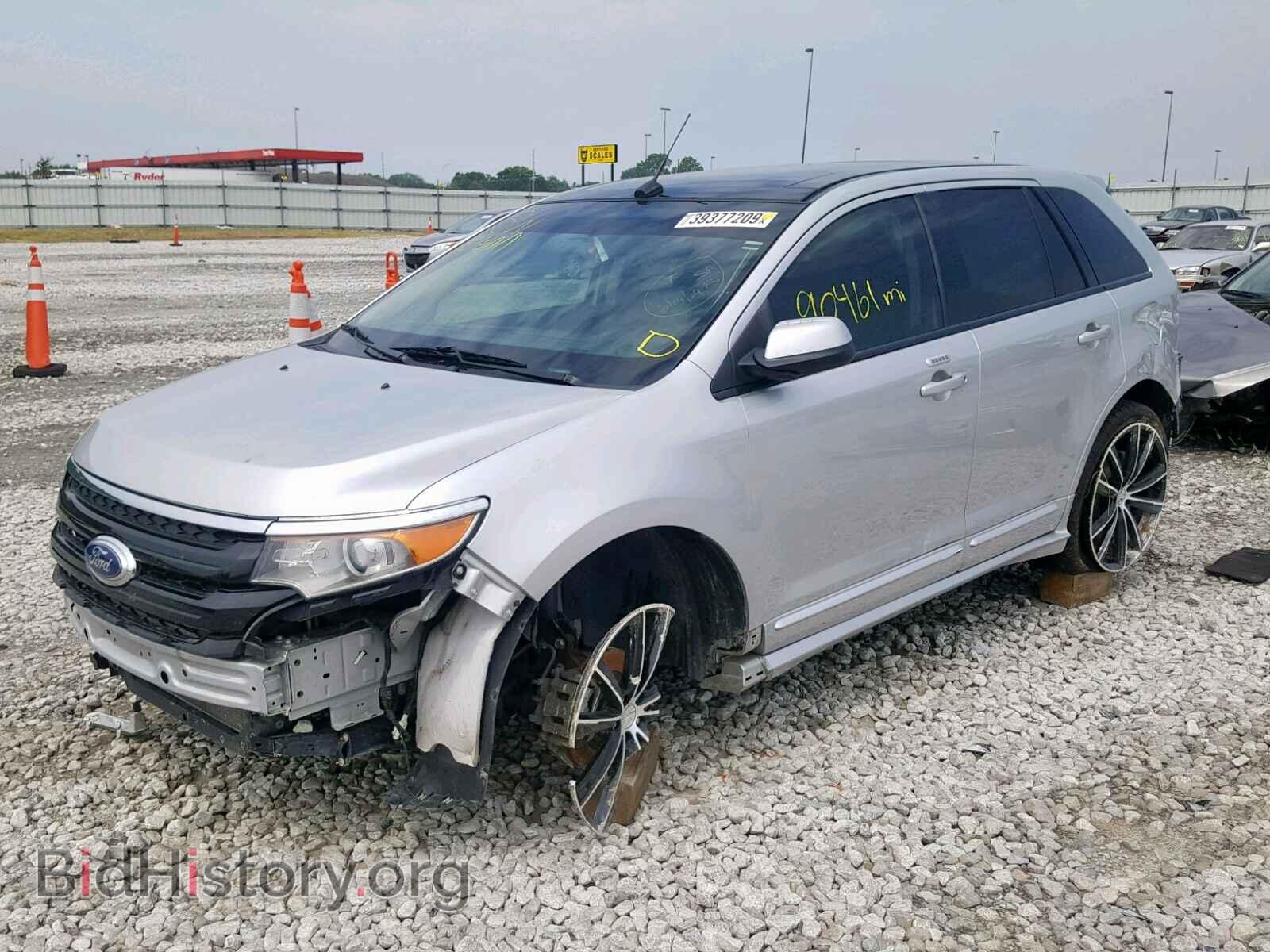 2014 FORD EDGE - VIN: 2FMDK4AK7EBB56928 - Фото 2