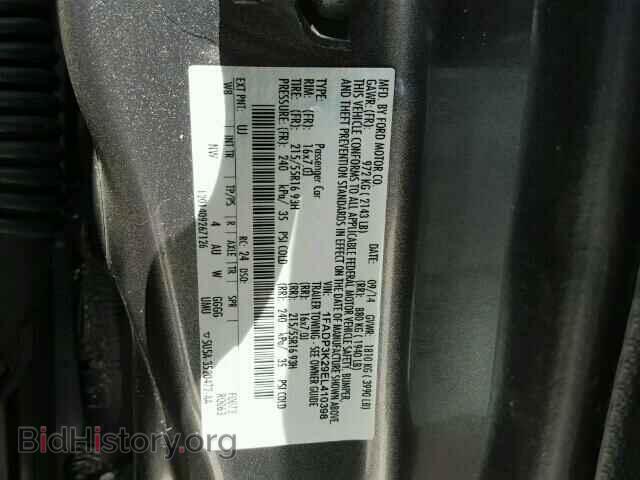 2014 FORD FOCUS - VIN: 1FADP3K29EL410398 - Фото 10
