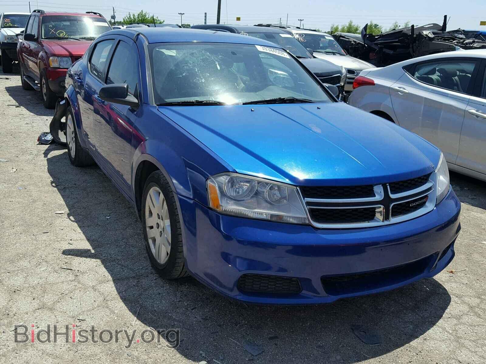 Фотография 1C3CDZAG4CN327756 - DODGE AVENGER 2012