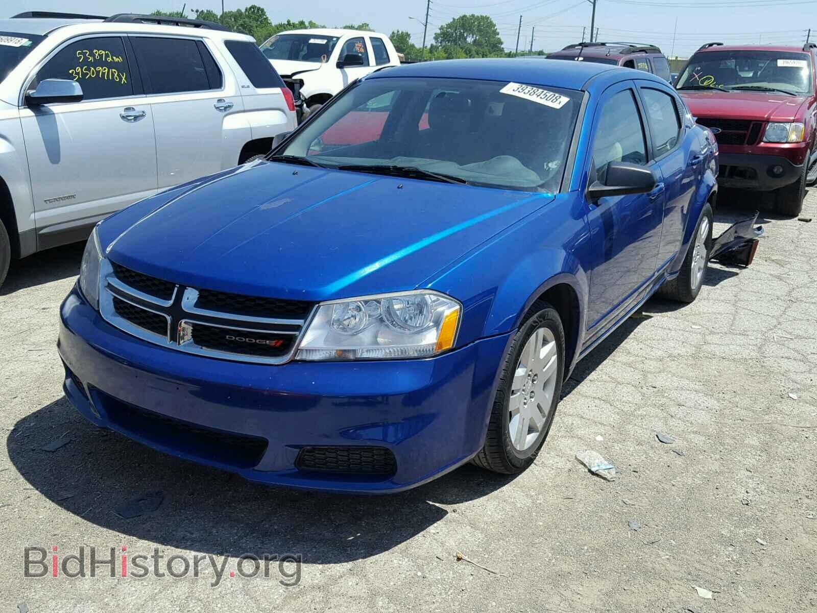 2012 DODGE AVENGER - VIN: 1C3CDZAG4CN327756 - Фото 2