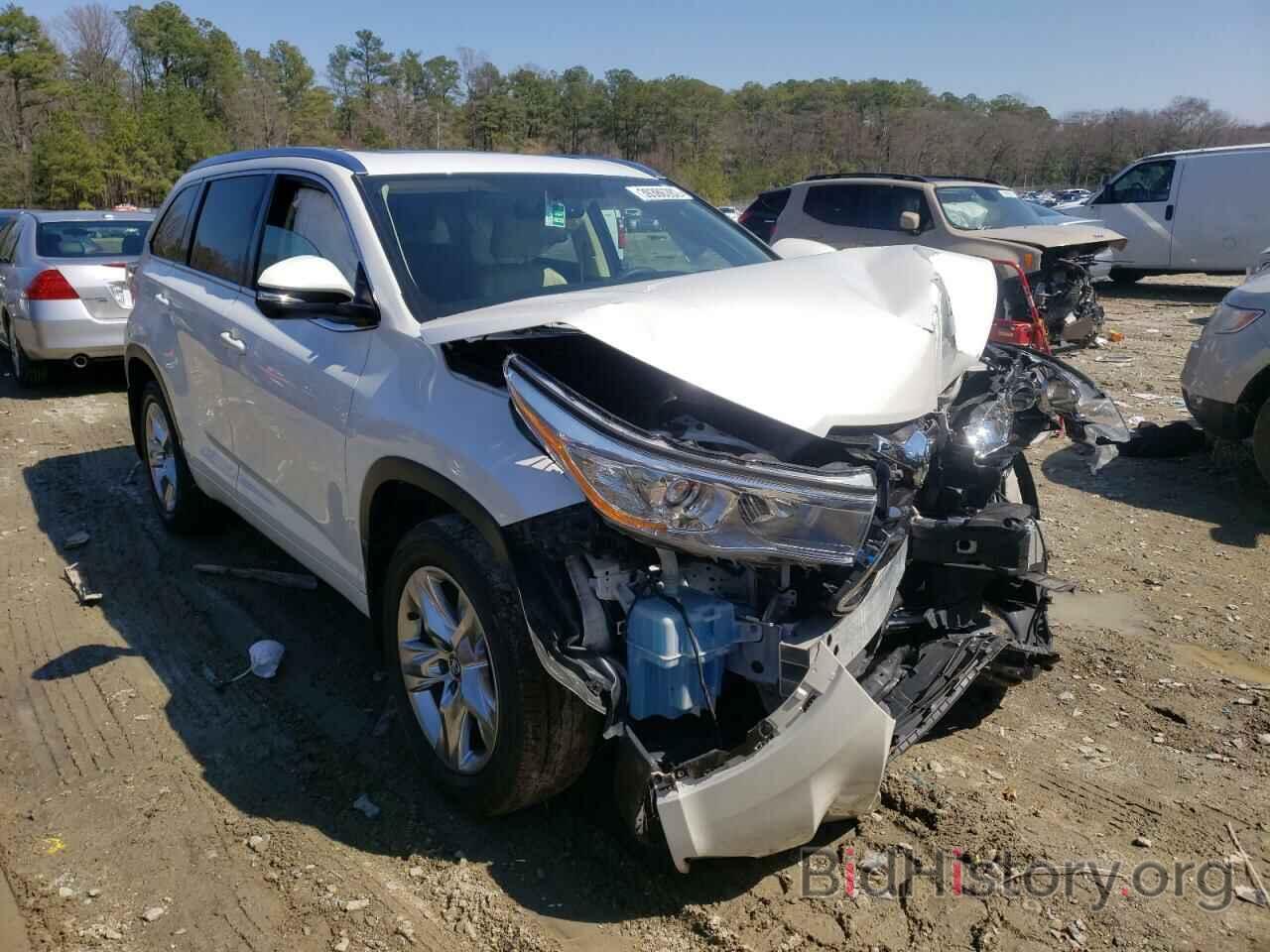 Photo 5TDDKRFH3GS298466 - TOYOTA HIGHLANDER 2016