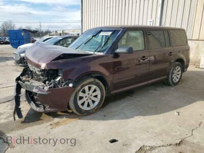 2011 Ford FLEX Flex SE, темно-бордовый — VIN 2FMGK5BC7BBD01486, Copart